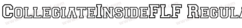 CollegiateInsideFLF Regular字体转换